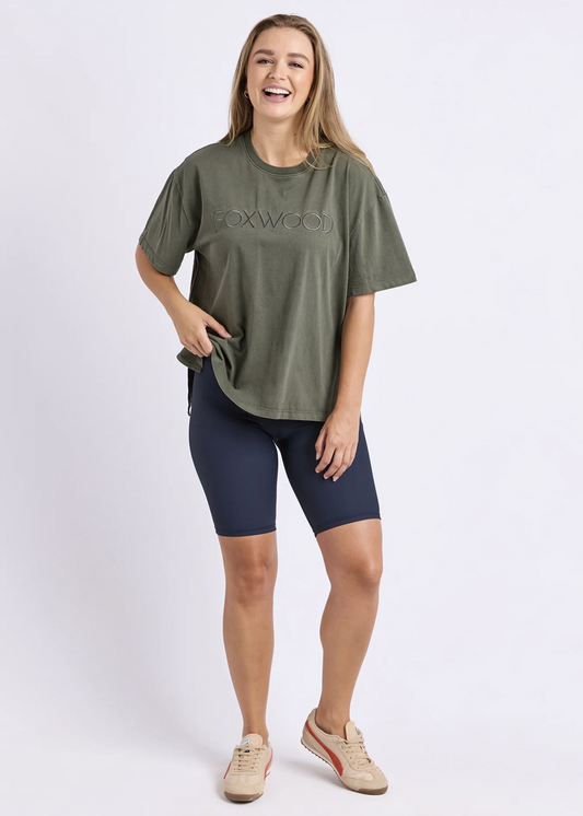 Simplified Tee - Khaki  | Abbey Road Kaikoura