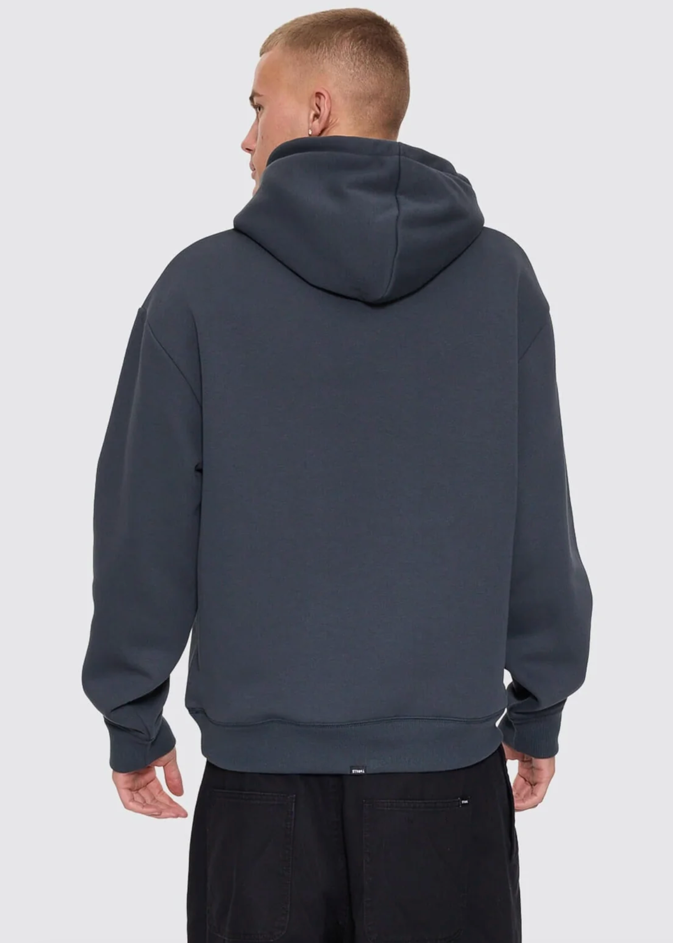 Stagger Slouch Pull On Cropped Hood - Petrol | Abbey Road Kaikoura