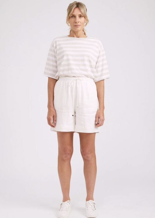 Studio Bermuda Short - White | Abbey Road Kaikoura