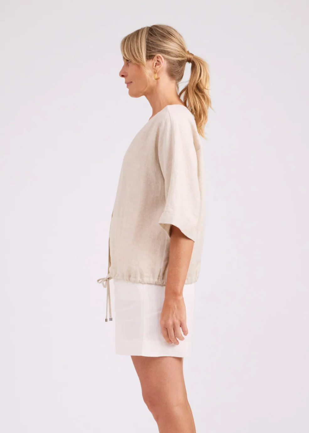 Studio Button Top/Jacket - Tusk | Abbey Road Kaikoura
