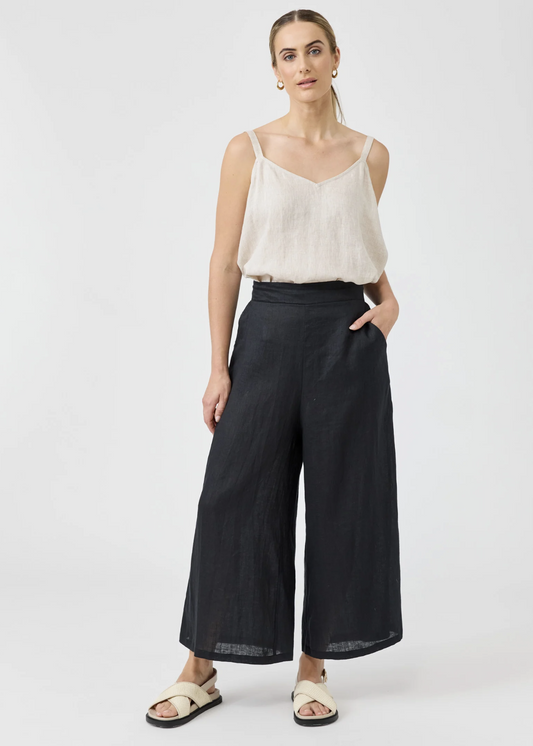 Studio Crop Pant - Ebony  | Abbey Road Kaikoura