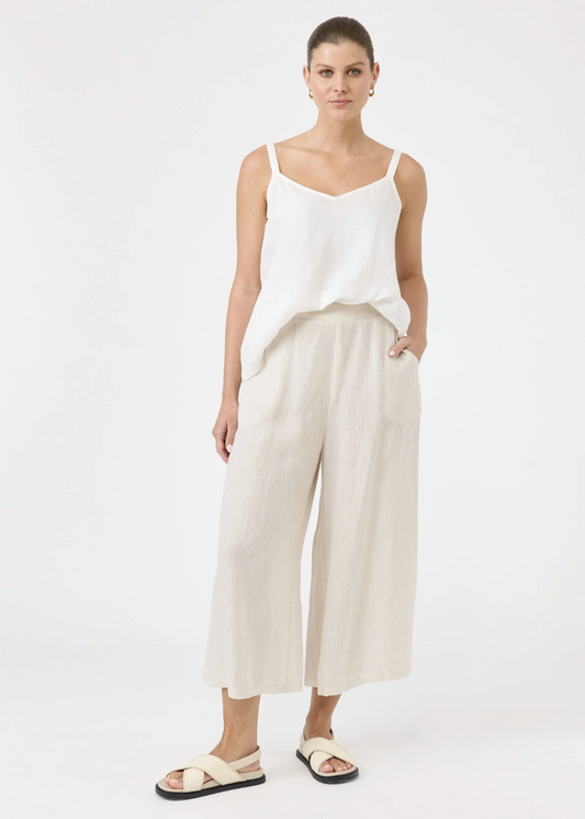 Studio Crop Pant - Tusk  | Abbey Road Kaikoura