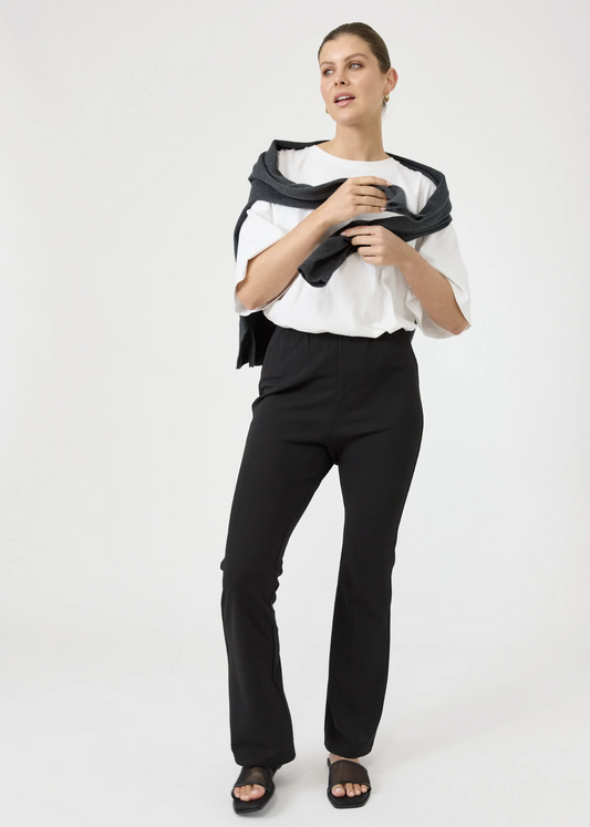 Studio Ponte Pant - Black  | Abbey Road Kaikoura