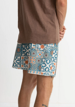 Load image into Gallery viewer, RHYTHM Tile Beach Short Teal | Abbey Road Kaikoura