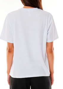 Huffer Classic Tee/ Charming/White|Abbey Road