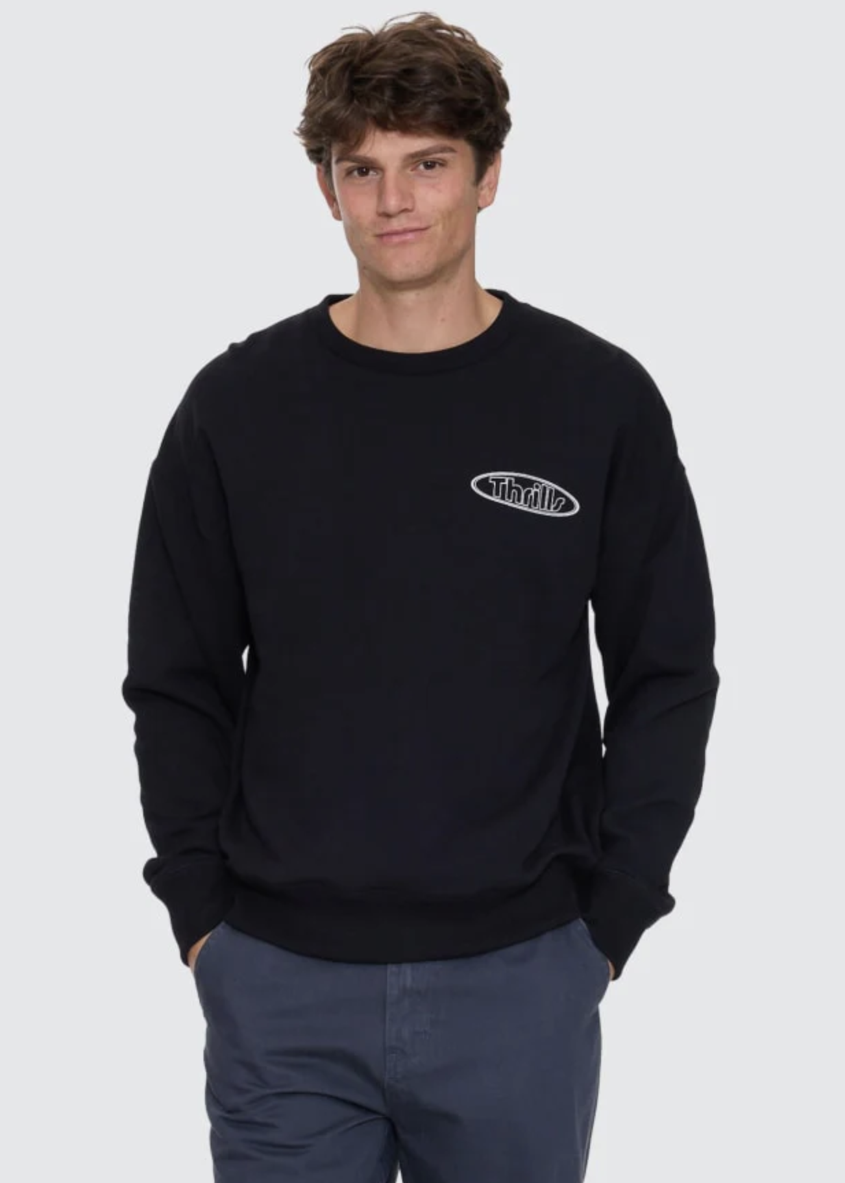 Val For The Win Crew Fleece - Black | Abbey Road Kaikoura