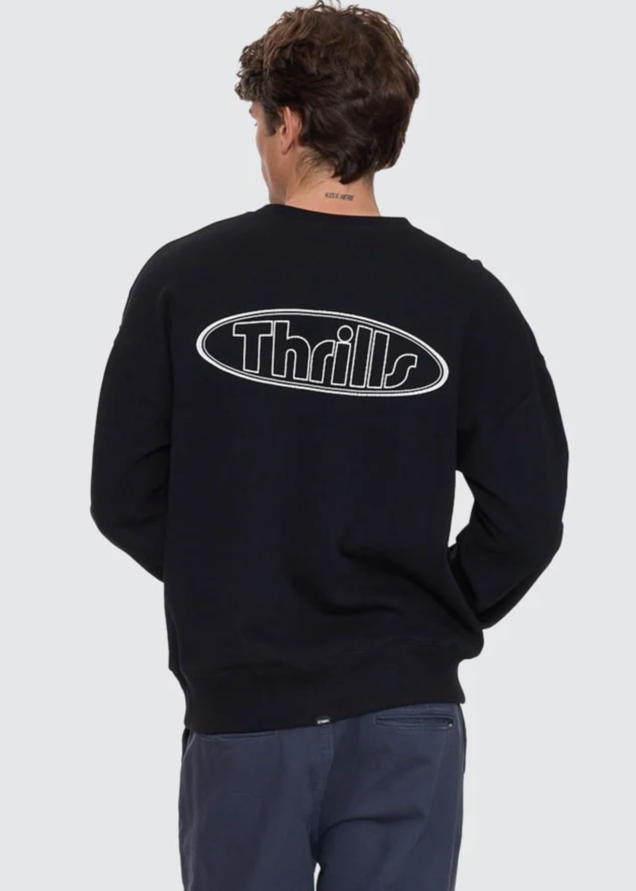 Val For The Win Crew Fleece - Black | Abbey Road Kaikoura