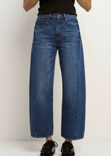 Load image into Gallery viewer, Varsity Forward Seam Barrel Jeans Deep Blue | Abbey Road Kaikoura