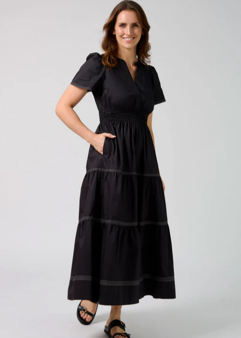 Vittoria Dress Black | Abbey road Kaikoura 
