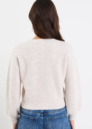 Wholesome Oat Chunky Knit Cardigan ERCU | Abbey Road Kaikoura