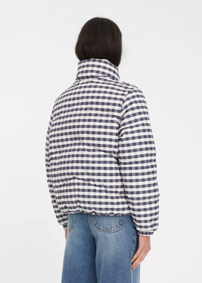 Wmns Demi Puffer JKT Gingham | Abbey  Road Kaikoura