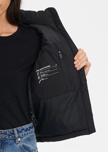 Wmns HFR Track Puffer JKT - Black | Abbey Road Kaikoura