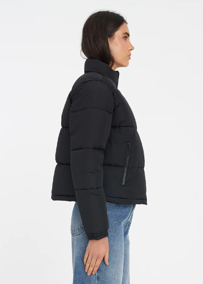 Wmns HFR Track Puffer JKT - Black | Abbey Road Kaikoura