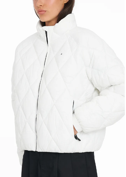 Wmns Quilted Loft Jacket - White | Abbey Road Kaikoura
