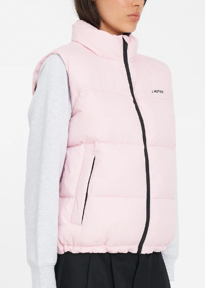 Women's Rider Puffer Vest Petal | Abbey Road Kaikoura