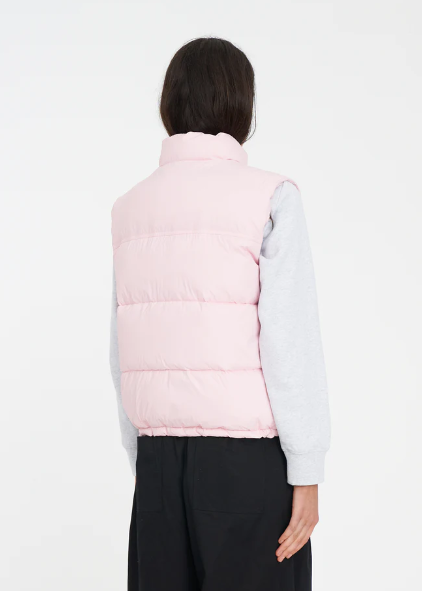Women's Rider Puffer Vest Petal | Abbey Road Kaikoura