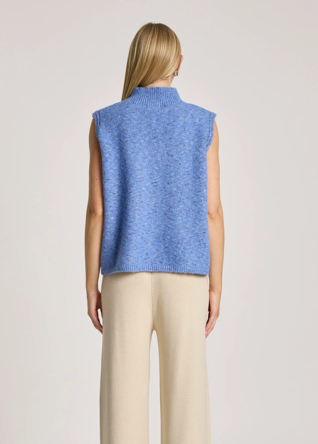 Zarda Knit Vest - Lake | Abbey Road Kaikoura