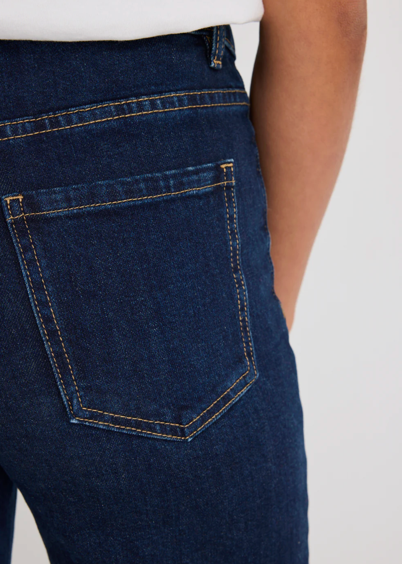 Zoey High Rise Wide Leg Jean / Indigo | Abbey Road Kaikoura
