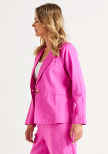 BETTY BASICS Lisset Blazer Azalea | Abbey Road Kaikoura