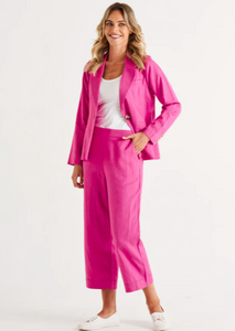 BETTY BASICS Lisset Blazer Azalea | Abbey Road Kaikoura