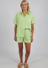 Load image into Gallery viewer, ELM Bliss Washed Shirt Key Lime | Abbey Road Kaikoura