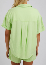 Load image into Gallery viewer, ELM Bliss Washed Shirt Key Lime | Abbey Road Kaikoura