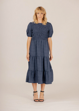 Load image into Gallery viewer, MI MOSO Violet Navy Blue Dress | Abbey Road Kaikoura