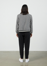 Load image into Gallery viewer, ET ALIA Bomber Jacket Black Check | Abbey Road Kaikoura
