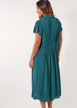 Load image into Gallery viewer, ISLE OF MINE Botanical Dress Teal | Abbey Road Kaikour