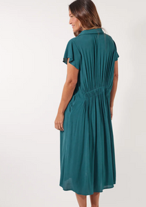ISLE OF MINE Botanical Dress Teal | Abbey Road Kaikour