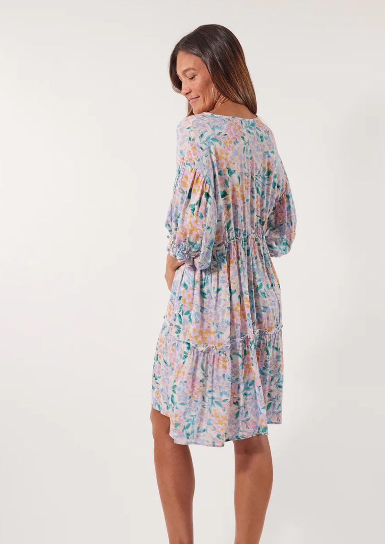 ISLE OF MINE Botanical Tie Dress | Abbey Road Kaikoura