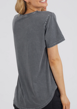 Load image into Gallery viewer, FOXWOOD Bouquet Tee Washed Black | Abbey Road Kaikoura