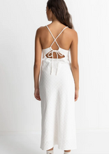Load image into Gallery viewer, RHYTHM Briannah Bias Cut Midi Dress White | Abbey Road Kaikoura