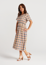 Load image into Gallery viewer, SEDUCE Brodie Dress Multi Check | Abbey Road Kaikoura