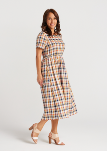 SEDUCE Brodie Dress Multi Check | Abbey Road Kaikoura