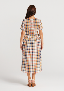 SEDUCE Brodie Dress Multi Check | Abbey Road Kaikoura