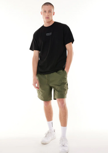 HUFFER Faded Cargo Short Khaki | Abbey Road Kaikoura