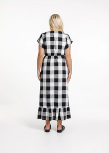 HOME LEE Greta Dress Gingham Check | Abbey Road Kaikoura