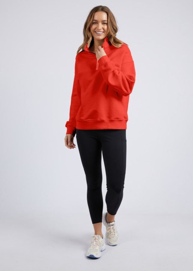Collage Zip Crew Red | Abbey Road Kaikoura