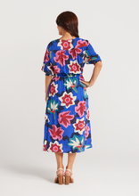Load image into Gallery viewer, ZAFINA Eliza Dress Midnight Flower | Abbey Road Kaikoura