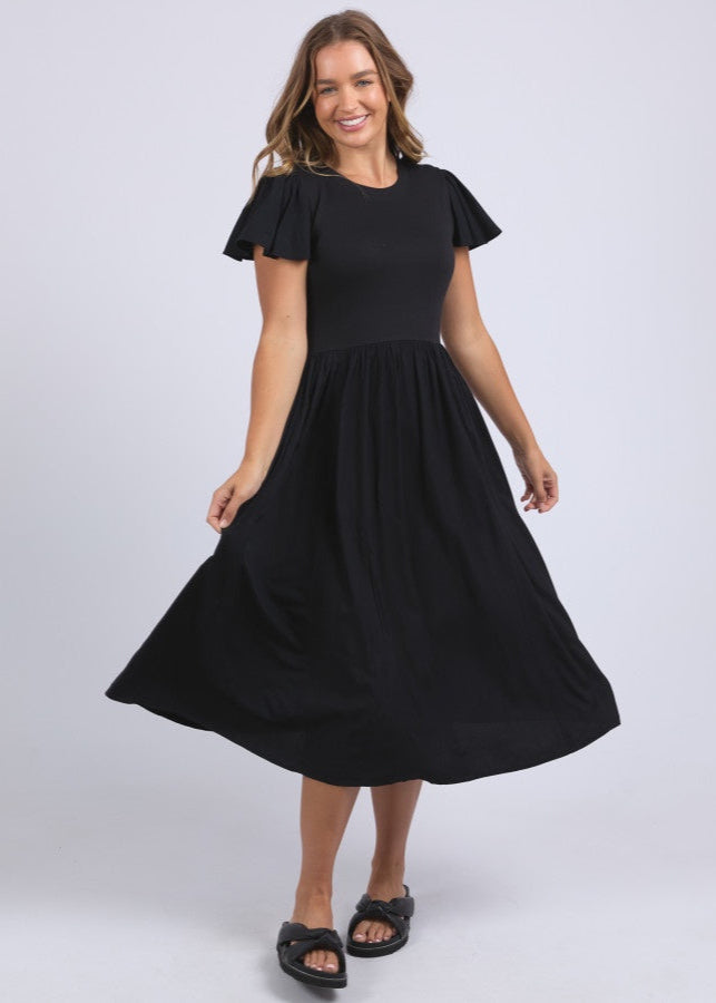 Elle Dress Black | Abbey Road Kaikoura