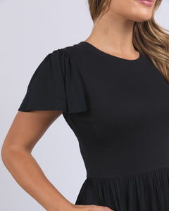 Elle Dress Black | Abbey Road Kaikoura