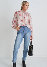 Load image into Gallery viewer, IVY &amp; JACK Emphatic Poppy Floral LS Top | Abbey Road Kaikoura
