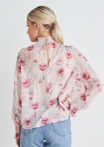 IVY & JACK Emphatic Poppy Floral LS Top | Abbey Road Kaikoura