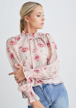 Load image into Gallery viewer, IVY &amp; JACK Emphatic Poppy Floral LS Top | Abbey Road Kaikoura