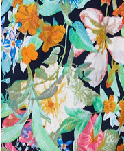 Load image into Gallery viewer, EB &amp; IVE Espirit Frill Top Navy Flourish | Abbey Road Kaikoura