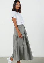 Load image into Gallery viewer, ET ALIA Evie Skirt Black Gingham | Abbey Road Kaikoura