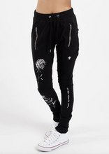 Load image into Gallery viewer, FEDERATION Escape Trackies - Flowers Black/Silver | Abbey Road Kaikoura