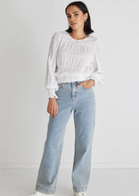 Load image into Gallery viewer, IVY &amp; JACK Grace Shirred Back Tie Top White | Abbey Road Kaikoura