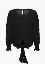 Load image into Gallery viewer, IVY &amp; JACK Grace Shirred Back Tie Top Black | Abbey Road Kaikoura